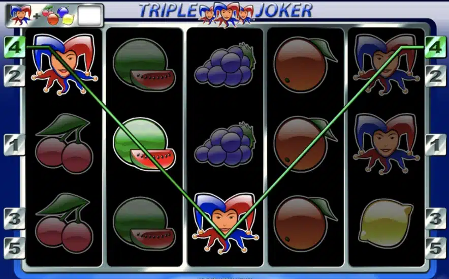 Ukážka automatu Triple Joker