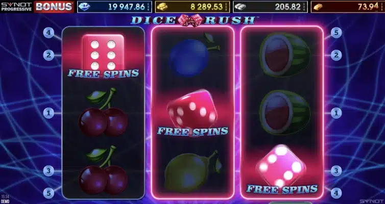 Dice Rush free spiny