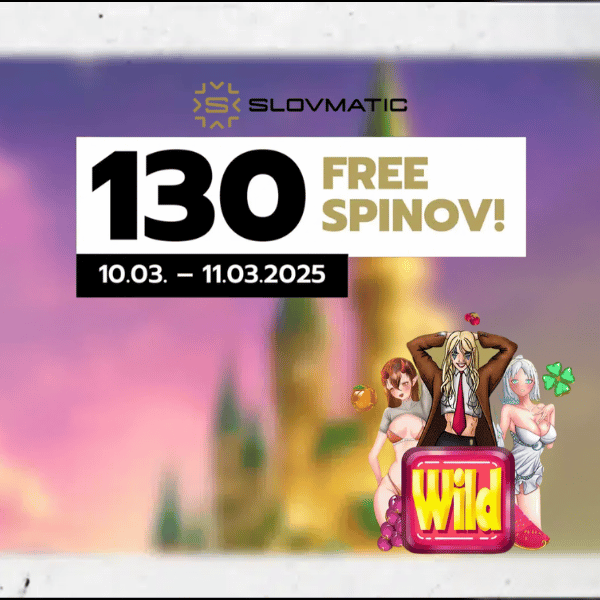 130 free spiny slovmatic