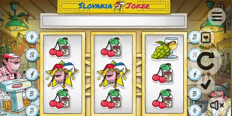 Ukážka automatu Slovakia Joker