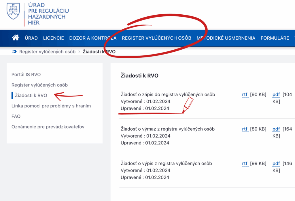 ako zrušiť zákaz do herne