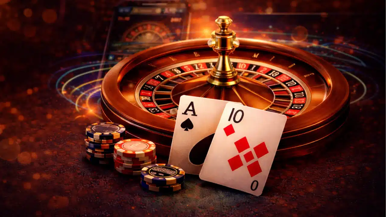 Ruleta so žetónmi a dve karty